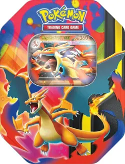 Set of 2 Tins, Mega Charizard X & Mega Charizard Y. Sealed Pokemon TCG - Image 4