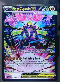 2026 Pokemon Mega Zygarde Ex 120/088 Perfect Order Special Illustration Rare - Image 1