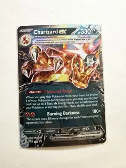 Pokemon Charizard ex 161 SVP: Scarlet & Violet Promo Holo EX Promo 330HP - Image 1