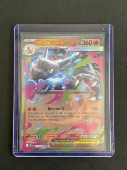 Pokemon TCG Mega Charizard X EX Phantasmal Flames Holo 013/094 360 HP - Image 1
