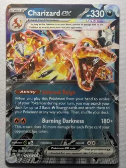 Charizard ex 125/197 Double Rare Obsidian Flames Pokemon Near Mint - Image 1