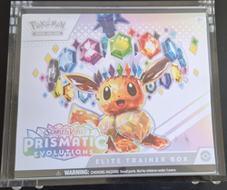 Pokemon TCG Scarlet & Violet Prismatic Evolutions Elite Trainer Box Eevee 65+ - Image 1