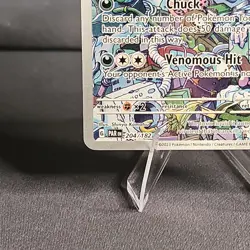 Pokemon Garbodor Illustration Rare Full Art Holo 204/182 Paradox Rift 2023 NM - Image 5