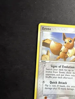 2004 Pokemon EX Sandstorm Eevee 63/100 - Battle Stadium Deck (not e-Reader) LP+ - Image 4
