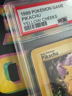 1999 Pokemon Game Base Set #58 Pikachu - Yellow Cheeks - PSA 1 - Image 3