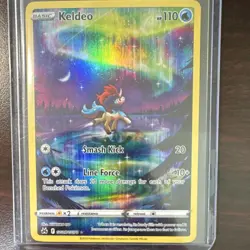 Pokemon Keldeo Ultra Rare Full Art Holo Crown Zenith Galarian Gallery GG07/GG70 - Image 1