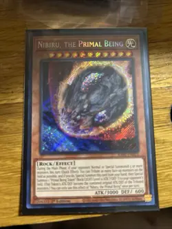 Yugioh Nibiru, the Primal Being BROL-EN080 Secret Rare - NM - Image 1