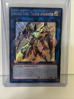 Yu-Gi-Oh! Allied Code Talker @Ignister ALIN-EN051 Secret Rare - Image 1