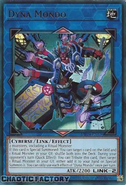 YUGIOH MP24-EN176 Dyna Mondo Ultra Rare 1st Edition NM - Image 1