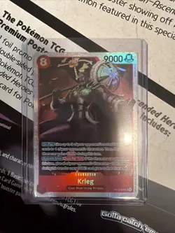 Krieg OP15-008 Super Rare Foil Adventure on Kami's Island One Piece TCG NM/M - Image 1