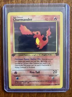 [NM] 2000 Pokemon Team Rocket Charmander 1st Edition #50/82 Common - Image 1