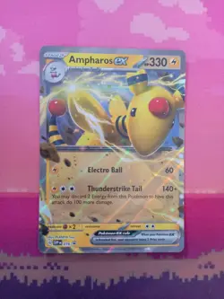 Pokemon Card Ampharos ex 016 Black Star Promo Near Mint - Image 1