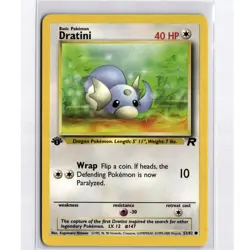 Dratini Common 1st Edition 53/82 Team Rocket NM - Image 1