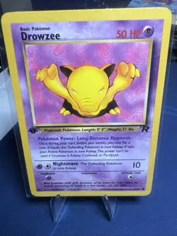 Pokemon TCG Team Rocket Drowzee 54/82 1st Edition - Image 3