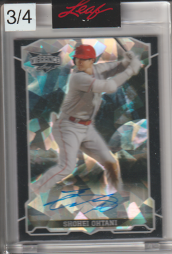 Shohei Ohtani 2022 Leaf Vibrance Auto Sealed #BA-SO2 SP 3/4 - Image 1