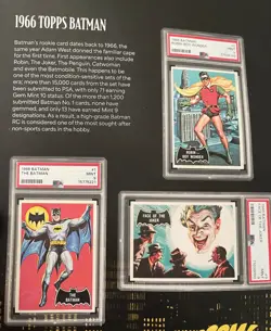 1966 Topps Marvel Super Heroes Card Batman #1 Rookie/1st Appearance Black Bat! - Image 2
