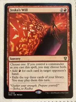 MTG Jeska's Will Murders at Karlov Manor Commander 0156 Regular Rare - Image 1