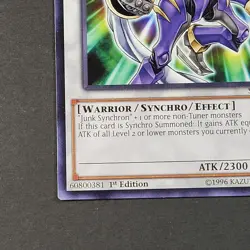 Yugioh TCG- Junk Warrior - SDSE-EN043 - NM - 1st Ed. - Common - Synchro - 2015 - Image 3