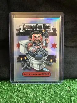 CM Punk WWE Card Garbage Pail Kids 2026 Topps Chrome GPK-CM - Image 1