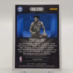 2020-21 Panini Illusions Rookie Card RC #178 Isaiah Joe Philadelphia 76ers - Image 2