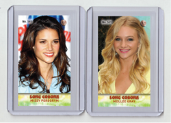 Missy Peregrym rare MH Long Corona #'d x/3 Tobacco card no. 548 - Image 1