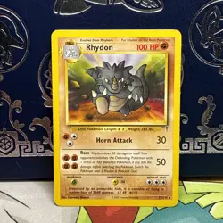 Rhydon Legendary Collection 35/110 Non-Holo Rare Pokemon Card - LP - Image 1
