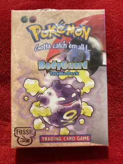 1999 Pokemon Bodyguard Theme Deck Factory Sealed 60 cards 1 coin 10 damage count - Image 1