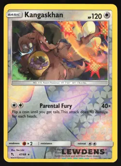 Kangaskhan - 47/68 - Reverse Holo Rare - Hidden Fates - Pokemon Card - Image 1