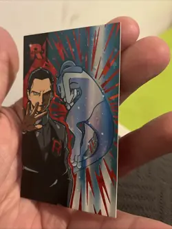 Pokemon Giovanni's Mewtwo Purple Ice Holo Team Rocket Card Database Peru - Image 3