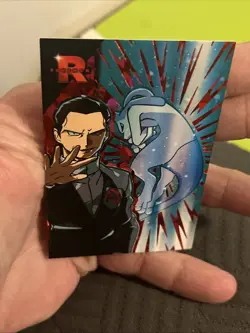 Pokemon Giovanni's Mewtwo Purple Ice Holo Team Rocket Card Database Peru - Image 5