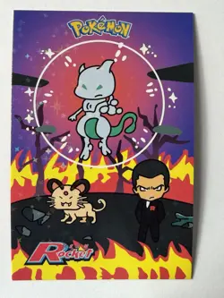 Bubble Mewtwo Giovanni Persian Star Holo Team Rocket Card Database Peru Pokemon - Image 1