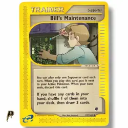 Bill's Maintenance 137/165 - 2002 Expedition e-Reader Non Holo Pokemon Card NM - Image 1