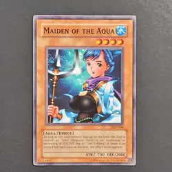 Yugioh TCG - Maiden of the Aqua - PGD-008 - LP - Unlimited Ed. - Vintage - 2003 - Image 2