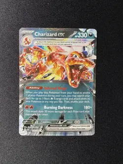 Pokemon Charizard ex Promo Holo 330 HP Sv: Scarlet & Violet Card 161 EX - Image 1