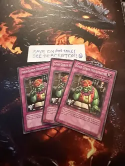 3x Good Goblin Housekeeping Playset Mixed Sets/Editions/Rarity YuGiOh! Cards - Image 1