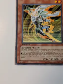 Yugioh TCG - 1x Gemini Soldier - SDWS-EN004 - LP - 1st Edition - Common - 2009 - Image 5