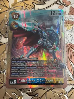 Digimon Card Game Gallantmon (X Antibody) (Gold Border) Generation EX8-073 - Image 1
