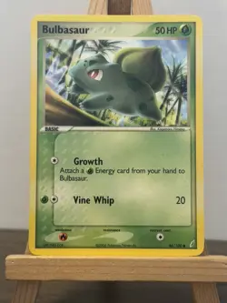NM! Bulbasaur (46/100) EX Crystal Guardians Non Holo Regular Pokemon Card! - Image 1