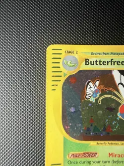 Pokemon Expedition 5/165 Butterfree Holo Pokemon Card - Image 5