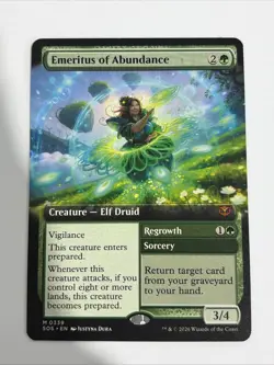 Emeritus of Abundance (Extended Art) Mythic MTG Secrets of Strixhaven - Image 1