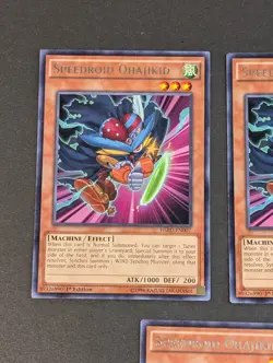 Yugioh TCG - 3x Speedroid Ohajikid - HSRD-EN007 - NM/LP - 1st Edition - Rare - Image 3
