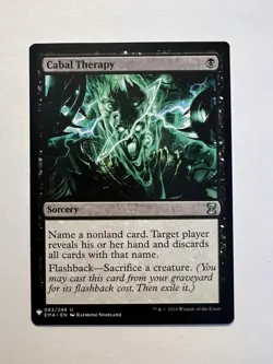 Cabal Therapy - MTG The List: Eternal Masters - NM - Image 1