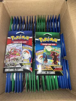 62 Pokemon Booster Packs Rayquaza-Umbreon TCG Sealed sleeved booster packs - Image 1