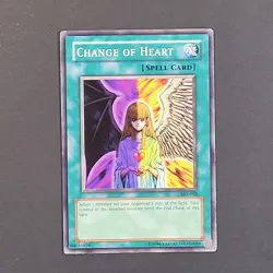 Yugioh TCG - 3x Change of Heart - SKE-032 - LP - 1st Edition - 2005 - Vintage - Image 1