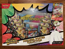 Pokemon TCG Ascended Heroes Premium Poster Collection Mega Gardevoir New Sealed - Image 1