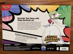 Pokemon TCG Ascended Heroes Premium Poster Collection Mega Gardevoir New Sealed - Image 3