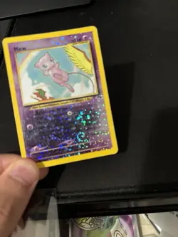 Mew 1/18 Pokemon Southern Islands Reverse Holo Swirl Rare - Image 3