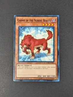 Yugioh TCG - 1x Garmr of the Nordic Beasts - LEHD-ENB03 - NM - 1st Edition 2018 - Image 3