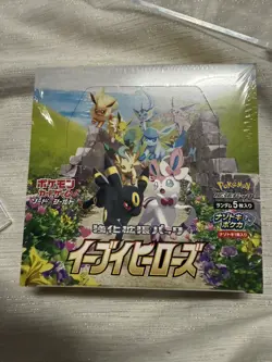 2021 EEVEE Heroes Sealed Booster Box Pokemon Sword and Shield S6a Japanese NEW - Image 1