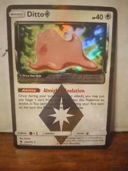 Pokemon Ditto Prism Star Prism Rare Holo Sm-Lost Thunder 154/214 Basic 40 HP - Image 1